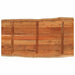 Blat masă, 100x60x3,8cm, dreptunghiular lemn acacia margine vie - WALTI WALTI