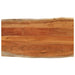 Blat masă, 110x60x3,8cm, dreptunghiular lemn acacia margine vie - WALTI WALTI