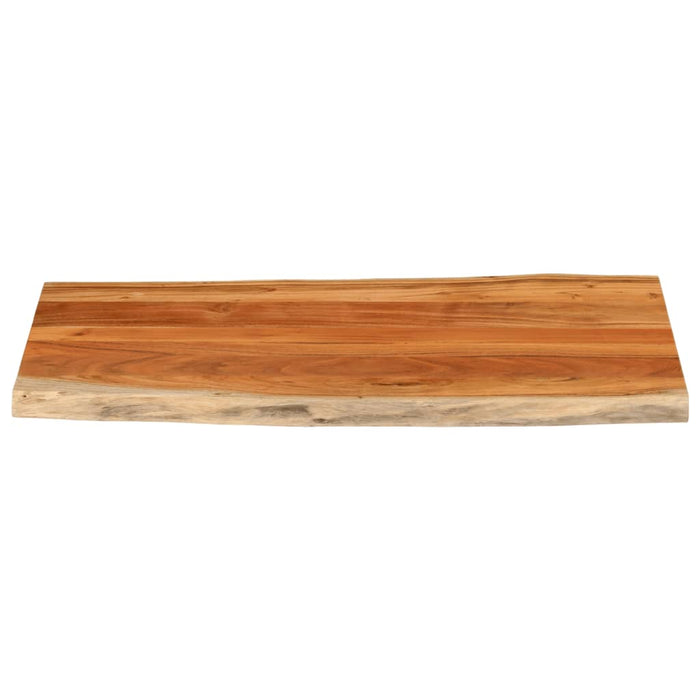 Blat masă, 120x60x3,8cm, dreptunghiular lemn acacia margine vie - WALTI WALTI