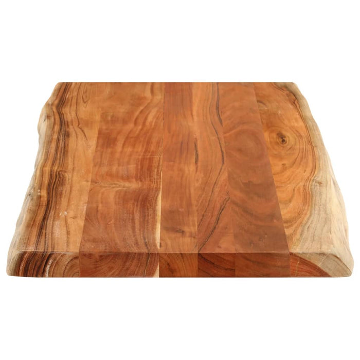 Blat masă, 120x60x3,8cm, dreptunghiular lemn acacia margine vie - WALTI WALTI