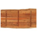 Blat masă, 120x60x3,8cm, dreptunghiular lemn acacia margine vie - WALTI WALTI
