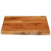 Blat masă 80x80x3,8 cm, pătrat, lemn masiv acacia margine vie - WALTI WALTI