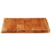 Blat masă 80x80x3,8 cm, pătrat, lemn masiv acacia margine vie - WALTI WALTI