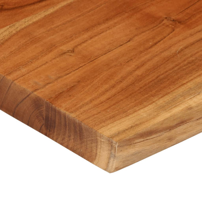 Blat masă 80x80x3,8 cm, pătrat, lemn masiv acacia margine vie - WALTI WALTI