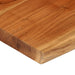 Blat masă 80x80x3,8 cm, pătrat, lemn masiv acacia margine vie - WALTI WALTI
