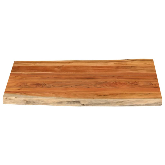 Blat masă 90x80x3,8 cm dreptunghiular lemn acacia margine vie WALTI