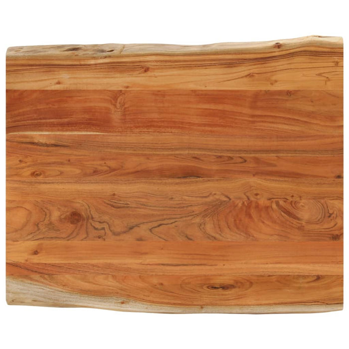 Blat masă 110x80x3,8 cm dreptunghiular lemn acacia margine vie - WALTI WALTI
