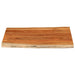 Blat masă 110x80x3,8 cm dreptunghiular lemn acacia margine vie - WALTI WALTI