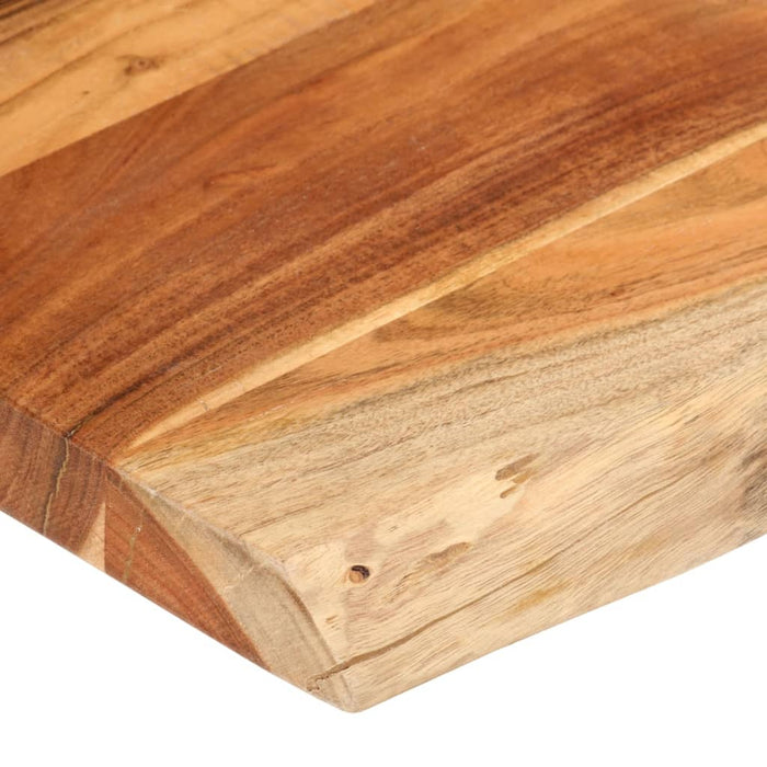 Blat masă 110x80x3,8 cm dreptunghiular lemn acacia margine vie - WALTI WALTI