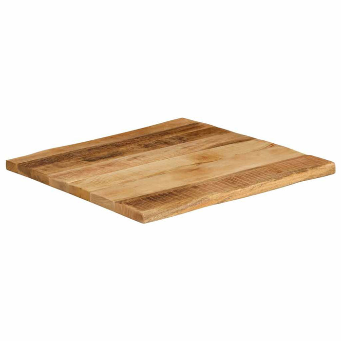 Blat de masă contur organic 40x40x2,5 cm lemn masiv mango brut - WALTI WALTI