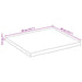 Blat de masă contur organic 40x40x2,5 cm lemn masiv mango brut - WALTI WALTI