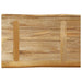 Blat de masă contur organic 60x40x2,5 cm lemn masiv mango brut - WALTI WALTI