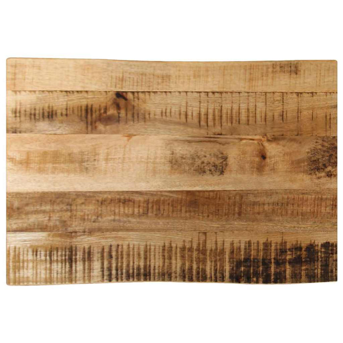 Blat de masă contur organic 70x40x2,5 cm lemn masiv mango brut WALTI