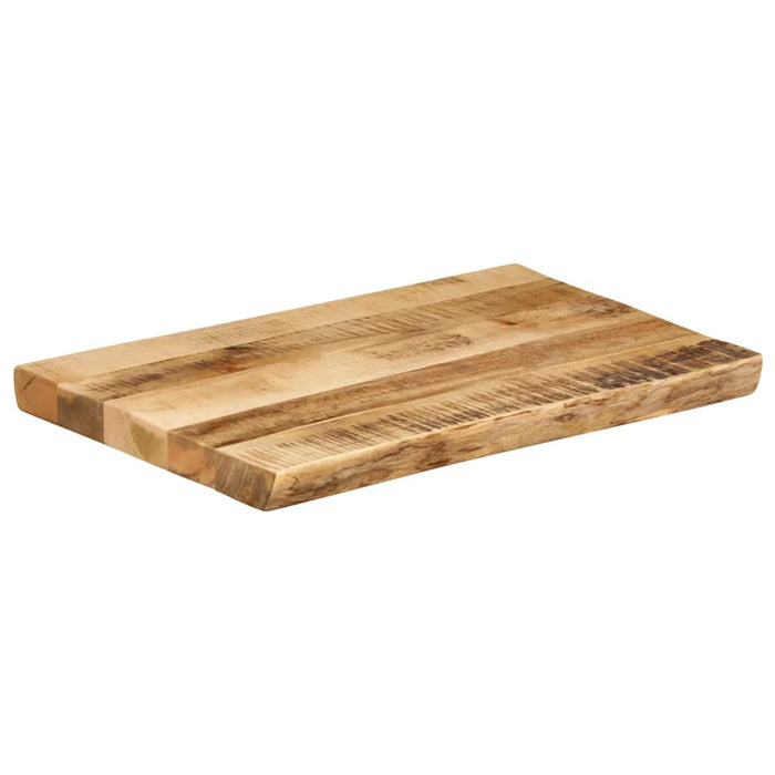 Blat de masă contur organic 70x40x2,5 cm lemn masiv mango brut WALTI