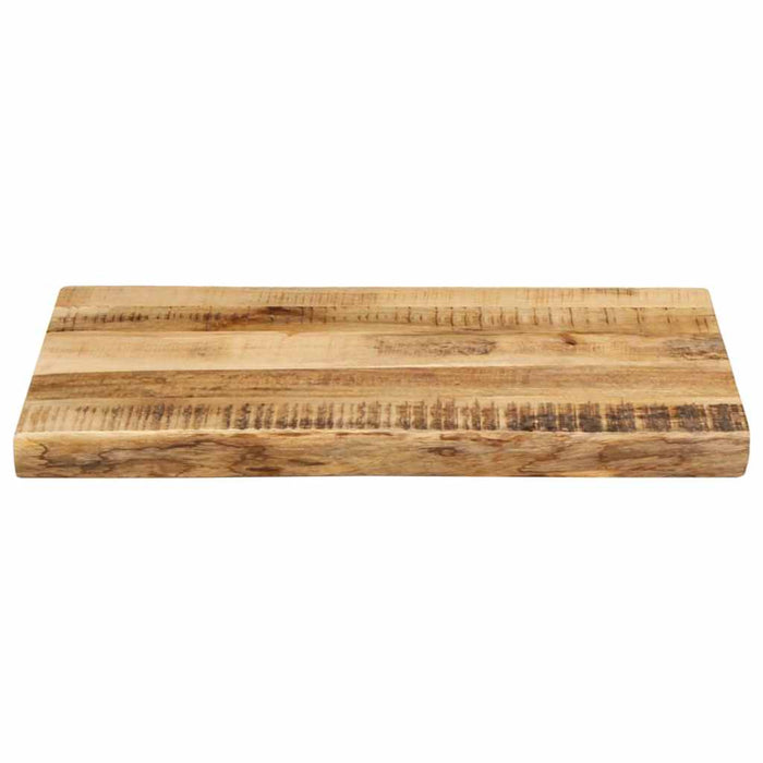 Blat de masă contur organic 70x40x2,5 cm lemn masiv mango brut WALTI