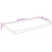 Blat de masă contur organic 80x40x2,5 cm lemn masiv mango brut - WALTI WALTI