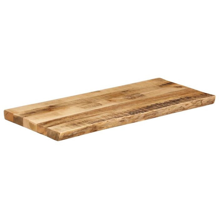 Blat de masă contur organic 90x40x2,5 cm lemn masiv mango brut - WALTI WALTI