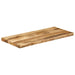 Blat de masă contur organic 90x40x2,5 cm lemn masiv mango brut - WALTI WALTI