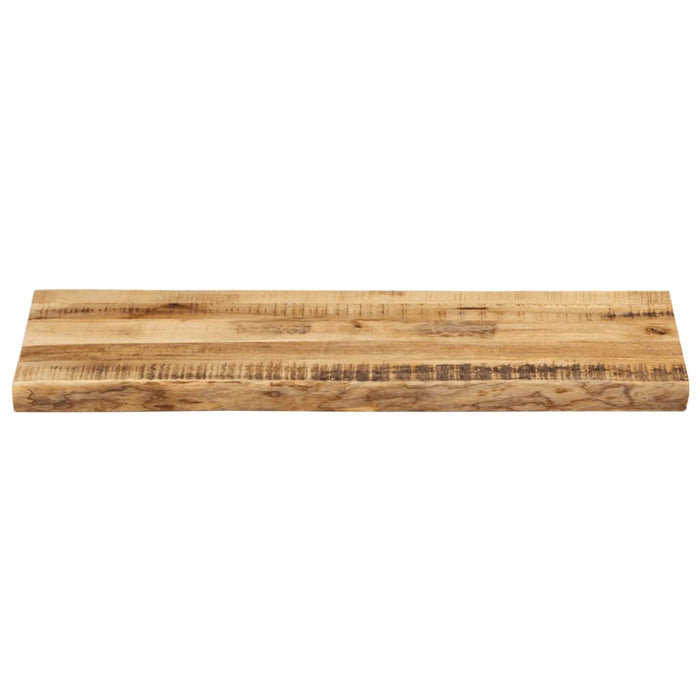 Blat de masă contur organic 90x40x2,5 cm lemn masiv mango brut - WALTI WALTI