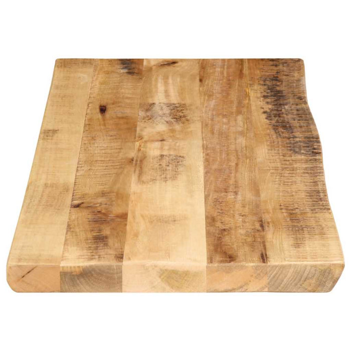 Blat masă, contur natural, 100x40x2,5 cm, lemn masiv mango brut - WALTI WALTI