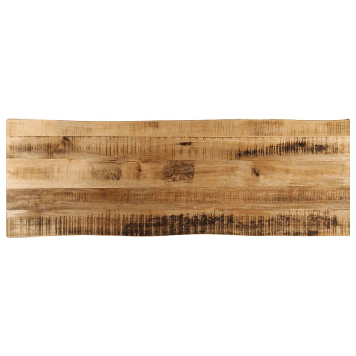 Blat de masă contur natural 110x40x2,5 cm lemn masiv mango brut - WALTI WALTI
