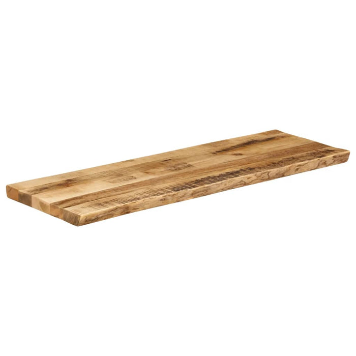 Blat de masă contur natural 140x40x2,5 cm lemn masiv mango brut WALTI