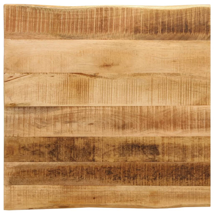Blat de masă contur natural 60x60x2,5 cm lemn masiv mango brut - WALTI WALTI