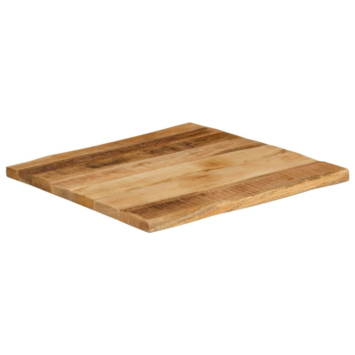 Blat de masă contur natural 60x60x2,5 cm lemn masiv mango brut - WALTI WALTI