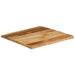 Blat de masă contur natural 60x60x2,5 cm lemn masiv mango brut - WALTI WALTI