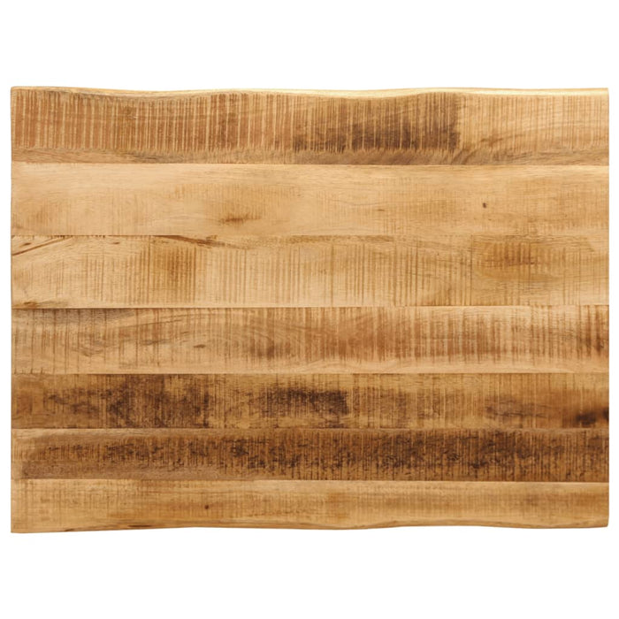 Blat de masă contur natural 80x60x2,5 cm lemn masiv mango brut - WALTI WALTI