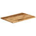 Blat de masă contur natural 80x60x2,5 cm lemn masiv mango brut - WALTI WALTI