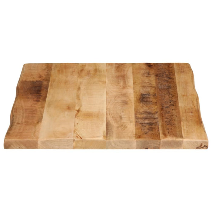 Blat de masă contur natural 80x60x2,5 cm lemn masiv mango brut - WALTI WALTI