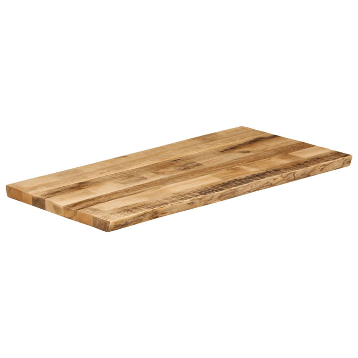 Blat de masă contur organic 110x60x2,5 cm lemn masiv mango brut - WALTI WALTI