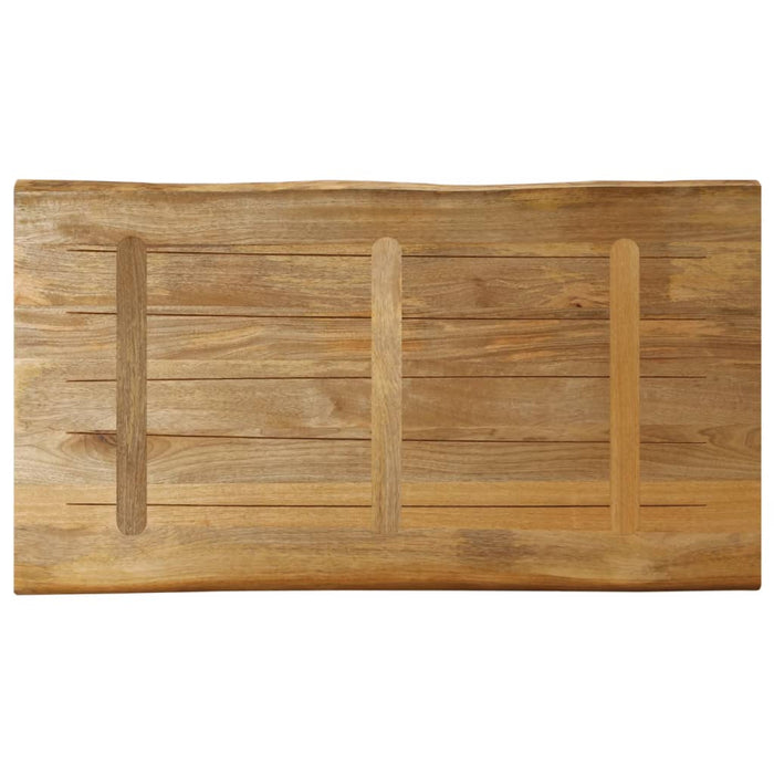 Blat de masă contur organic 110x60x2,5 cm lemn masiv mango brut - WALTI WALTI