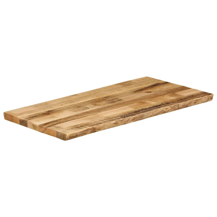 Blat de masă contur organic 120x60x2,5 cm lemn masiv mango brut - WALTI WALTI