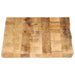 Blat de masă contur organic 120x60x2,5 cm lemn masiv mango brut - WALTI WALTI