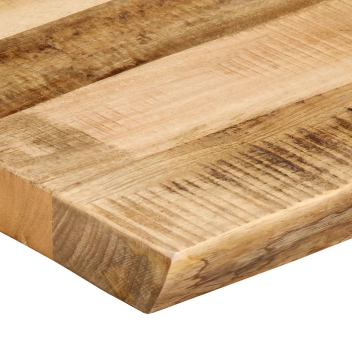 Blat de masă contur organic 120x60x2,5 cm lemn masiv mango brut - WALTI WALTI