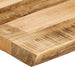 Blat de masă contur organic 120x60x2,5 cm lemn masiv mango brut - WALTI WALTI