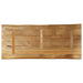 Blat de masă contur organic 140x60x2,5 cm lemn masiv mango brut - WALTI WALTI