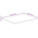 Blat de masă contur organic 90x80x2,5 cm lemn masiv mango brut - WALTI WALTI