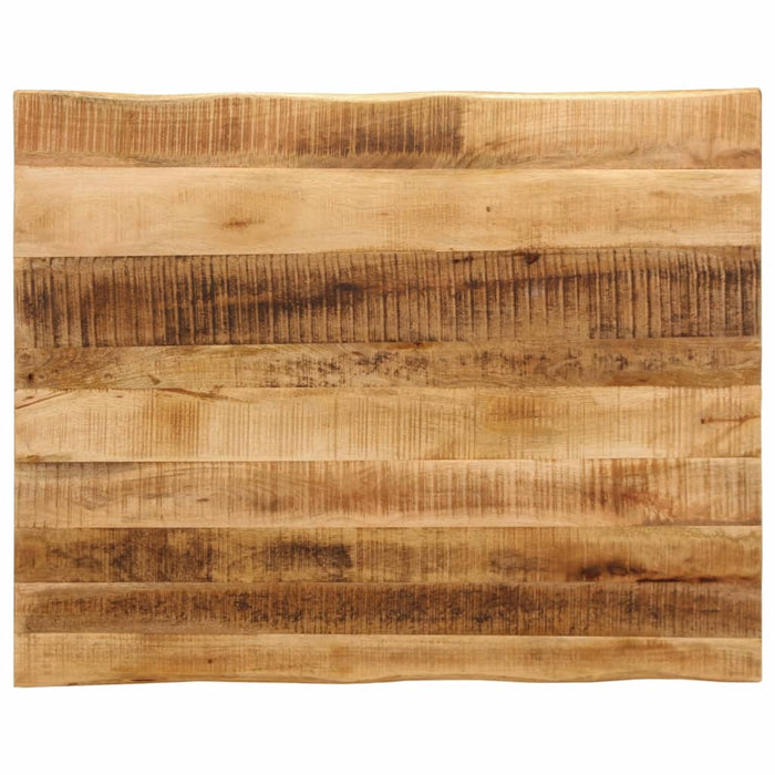 Blat de masă contur organic 110x80x2,5 cm lemn masiv mango brut - WALTI WALTI