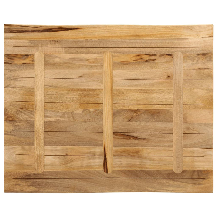 Blat de masă contur organic 110x80x2,5 cm lemn masiv mango brut - WALTI WALTI