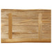 Blat de masă contur organic 60x40x3,8 cm lemn masiv mango brut - WALTI WALTI