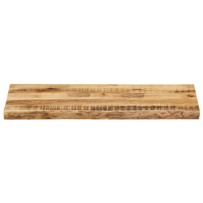Blat de masă contur organic 90x40x3,8 cm lemn masiv mango brut WALTI