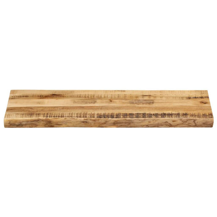 Blat de masă contur organic 100x40x3,8 cm lemn masiv mango brut WALTI