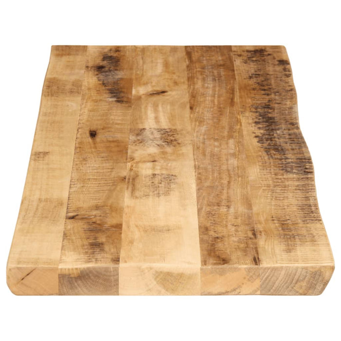 Blat de masă contur organic 120x40x3,8 cm lemn masiv mango brut - WALTI WALTI