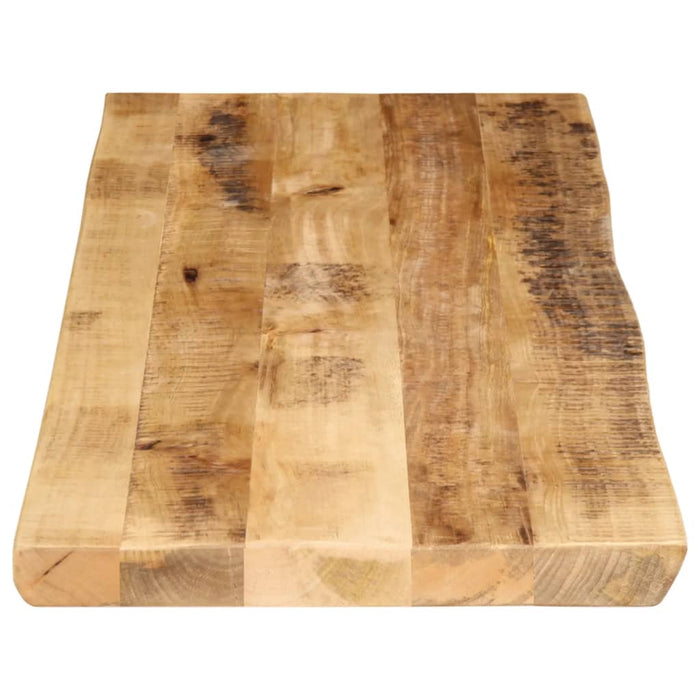 Blat de masă contur organic 140x40x3,8 cm lemn masiv mango brut - WALTI WALTI