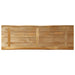 Blat de masă contur organic 140x40x3,8 cm lemn masiv mango brut - WALTI WALTI