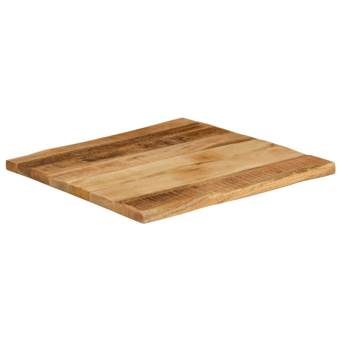 Blat de masă contur natural 60x60x3,8 cm lemn masiv mango brut - WALTI WALTI