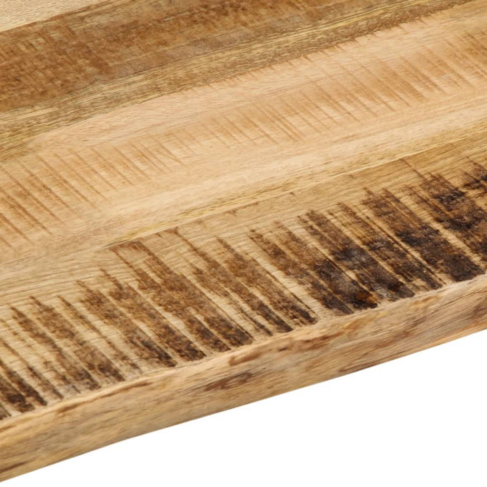 Blat de masă contur natural 60x60x3,8 cm lemn masiv mango brut - WALTI WALTI